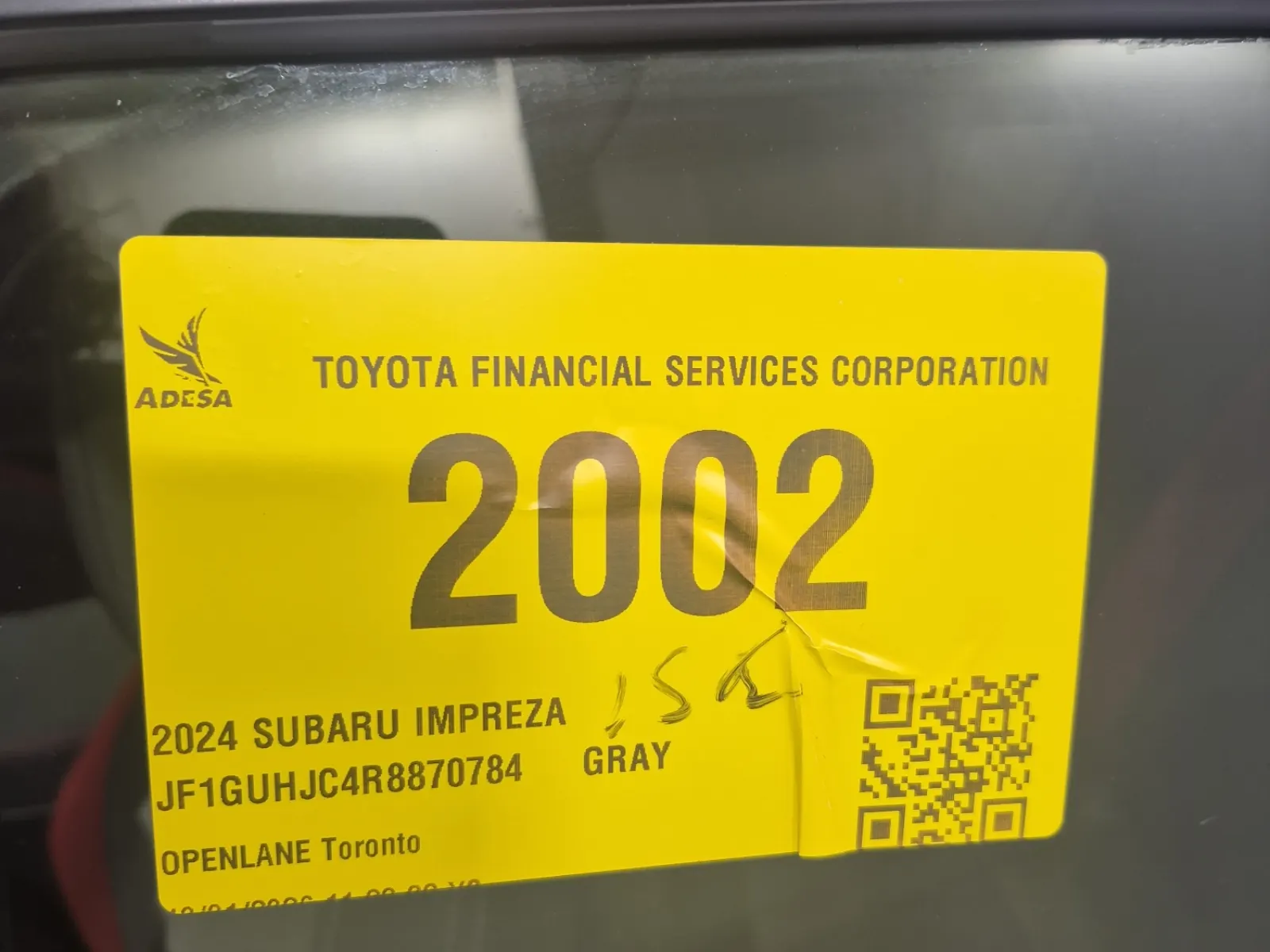 Inventory Label Photo