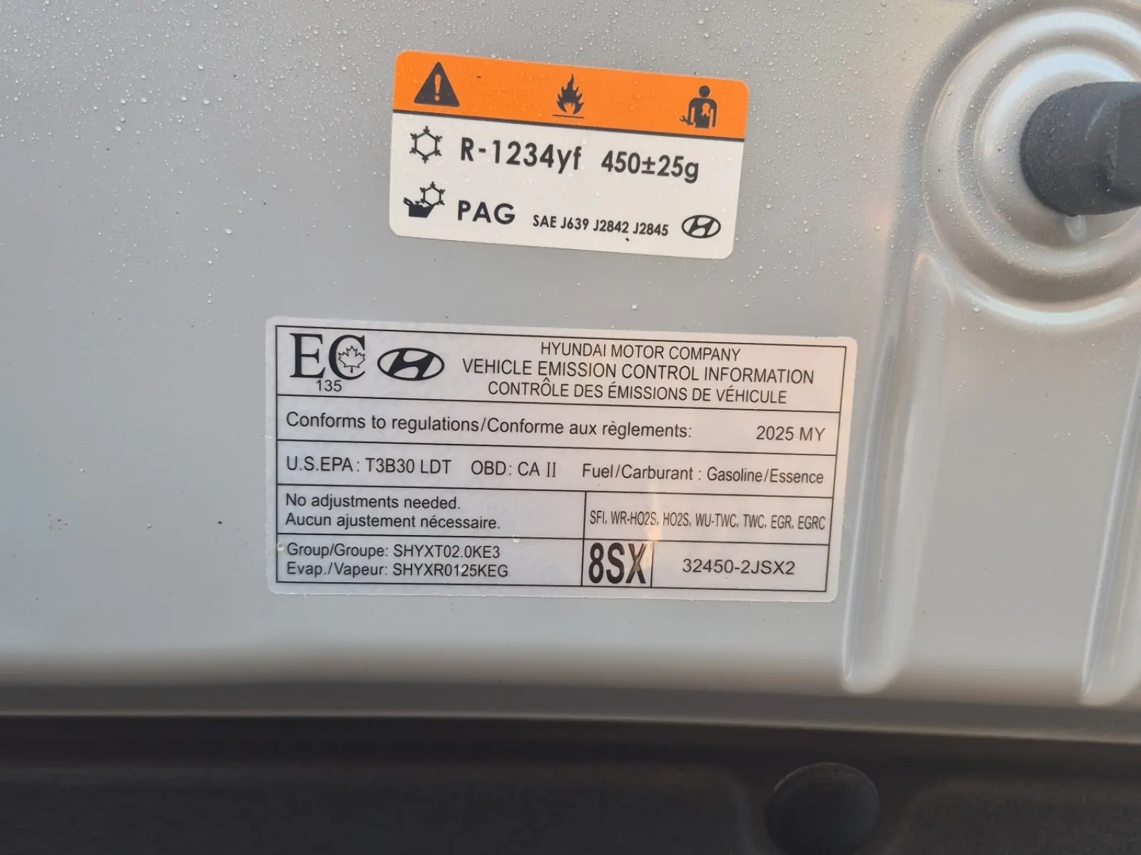 Emission Sticker Photo