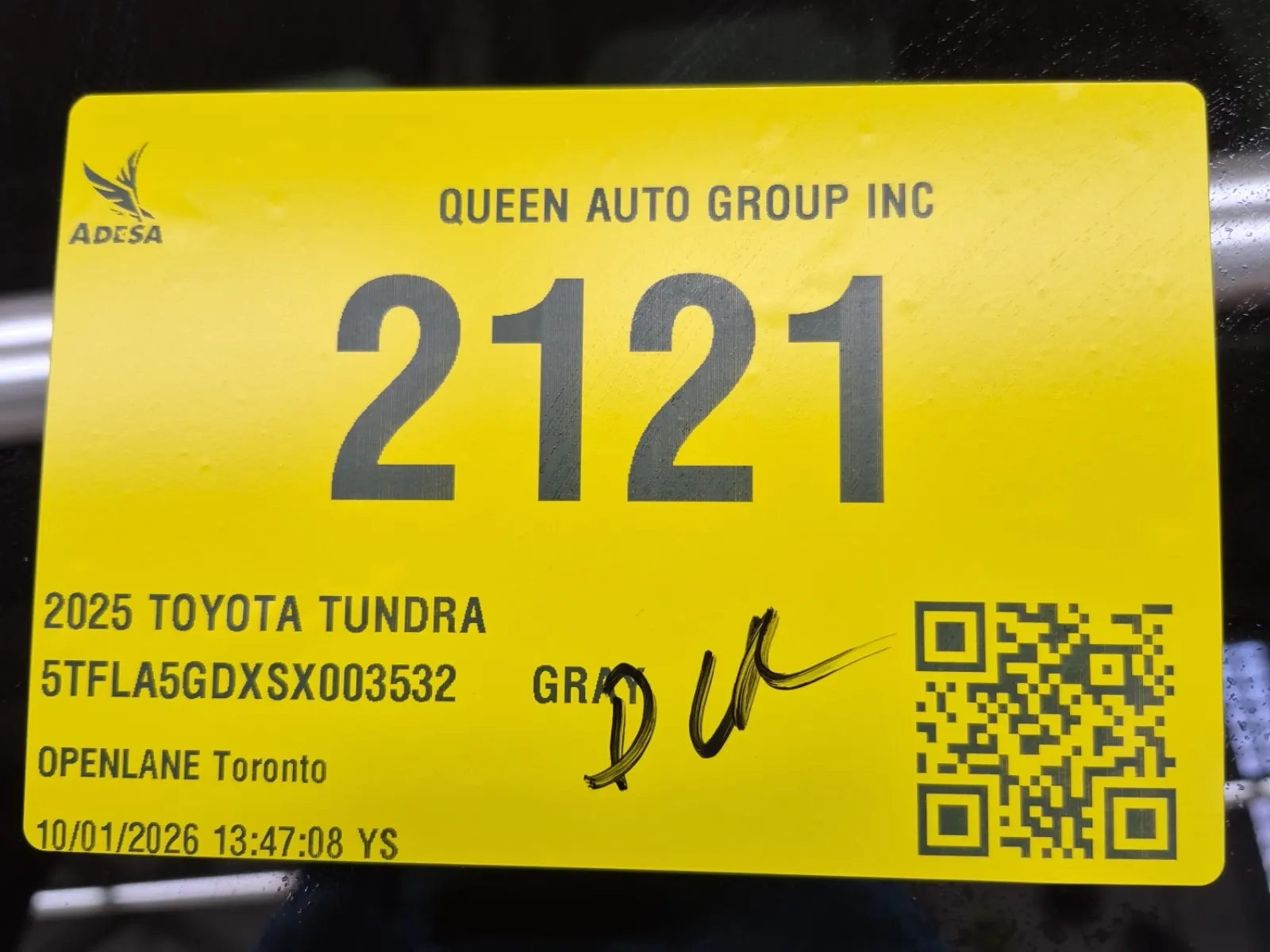 Inventory Label Photo