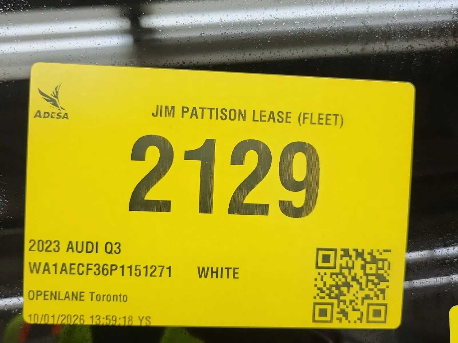 Inventory Label Photo