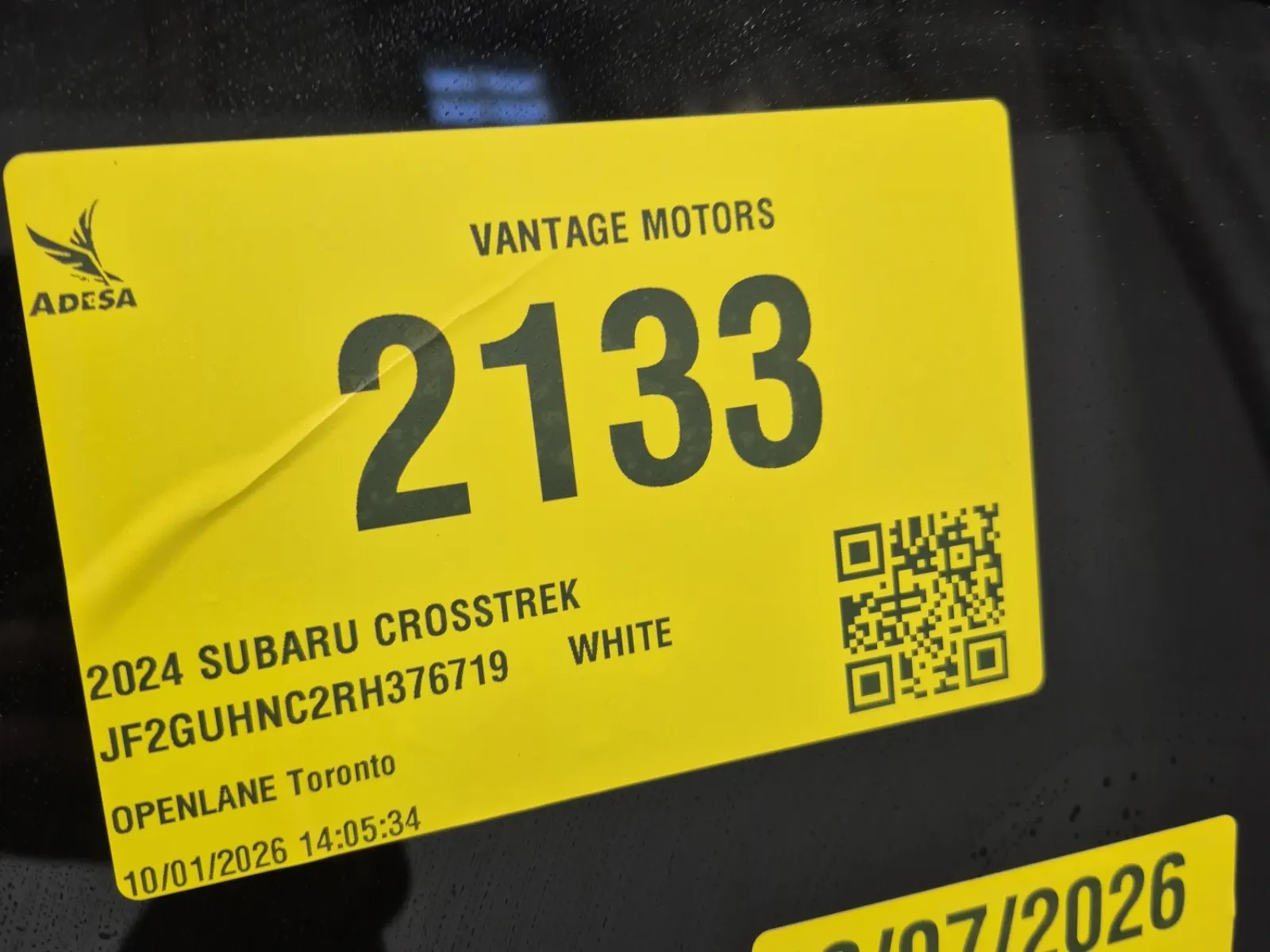 Inventory Label Photo