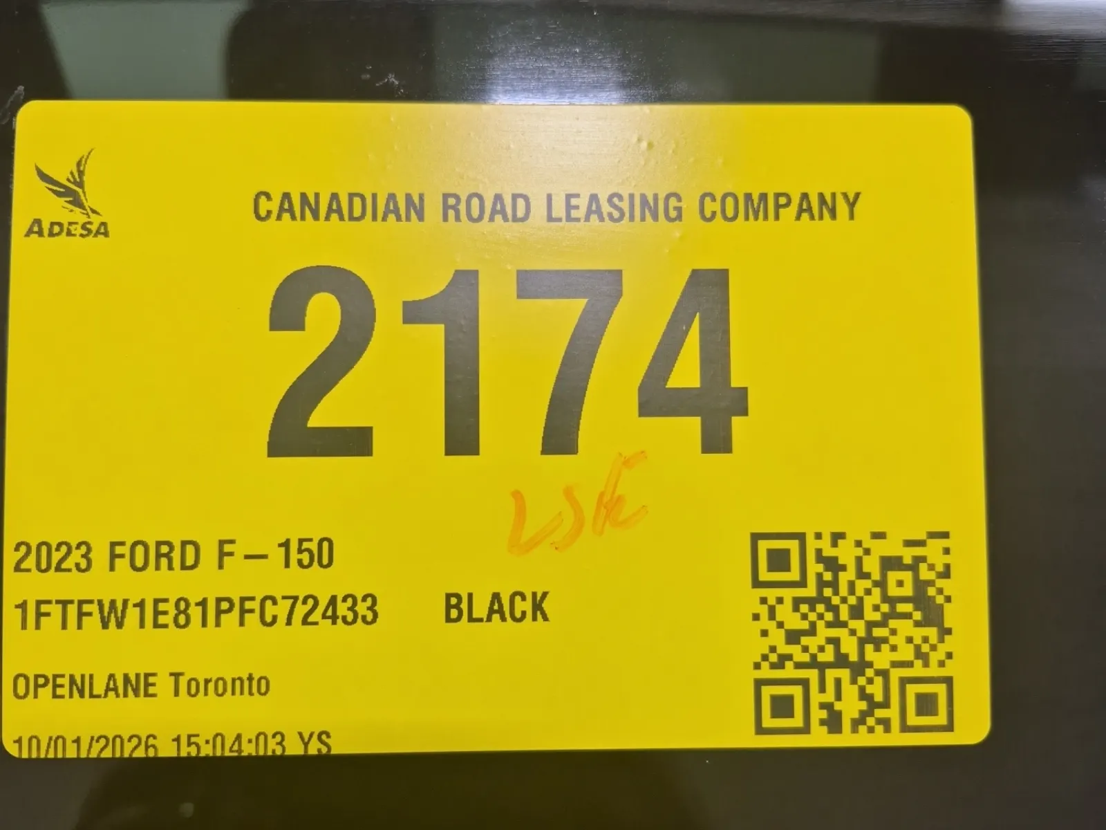 Inventory Label Photo