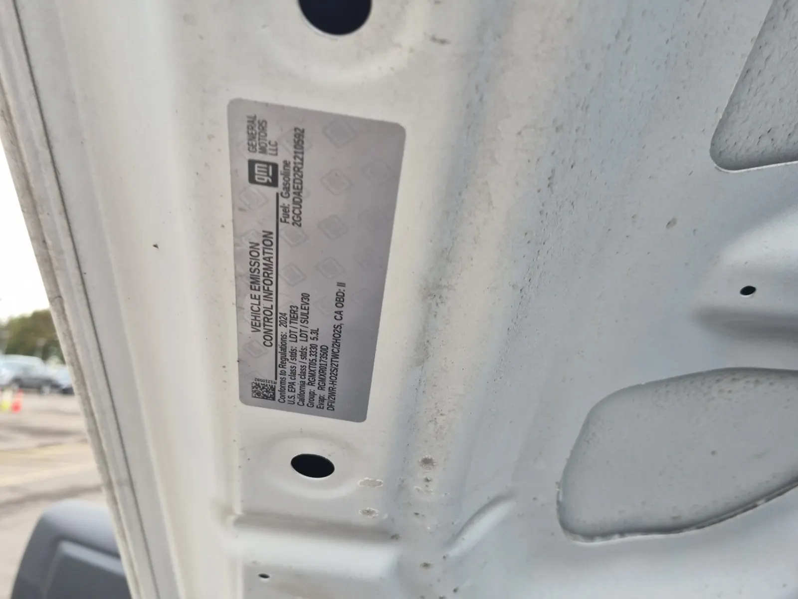 Emission Sticker Photo