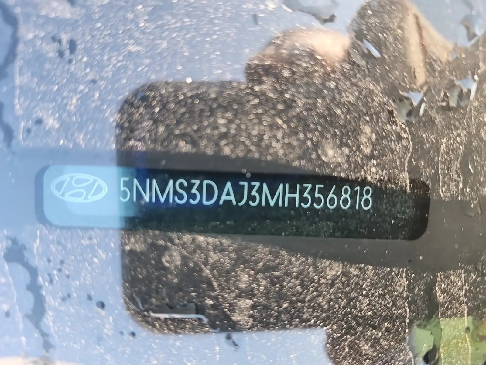 Dash VIN Plate Photo