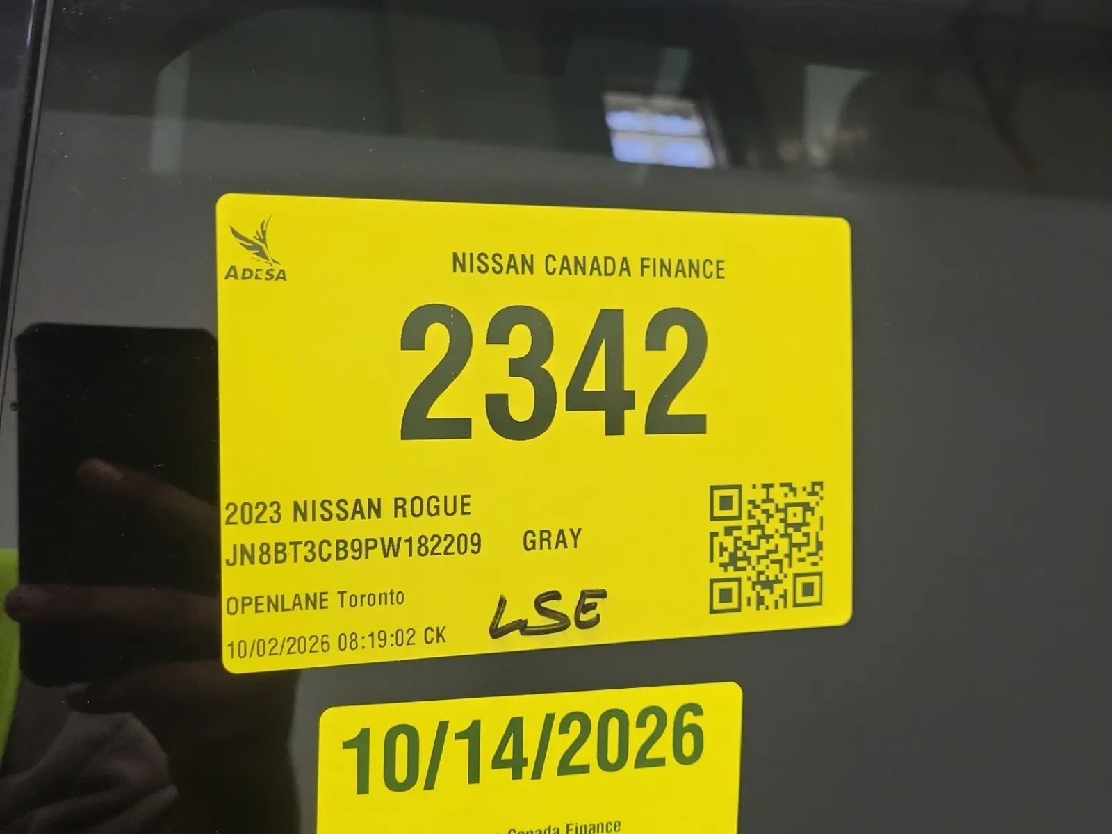 Inventory Label Photo