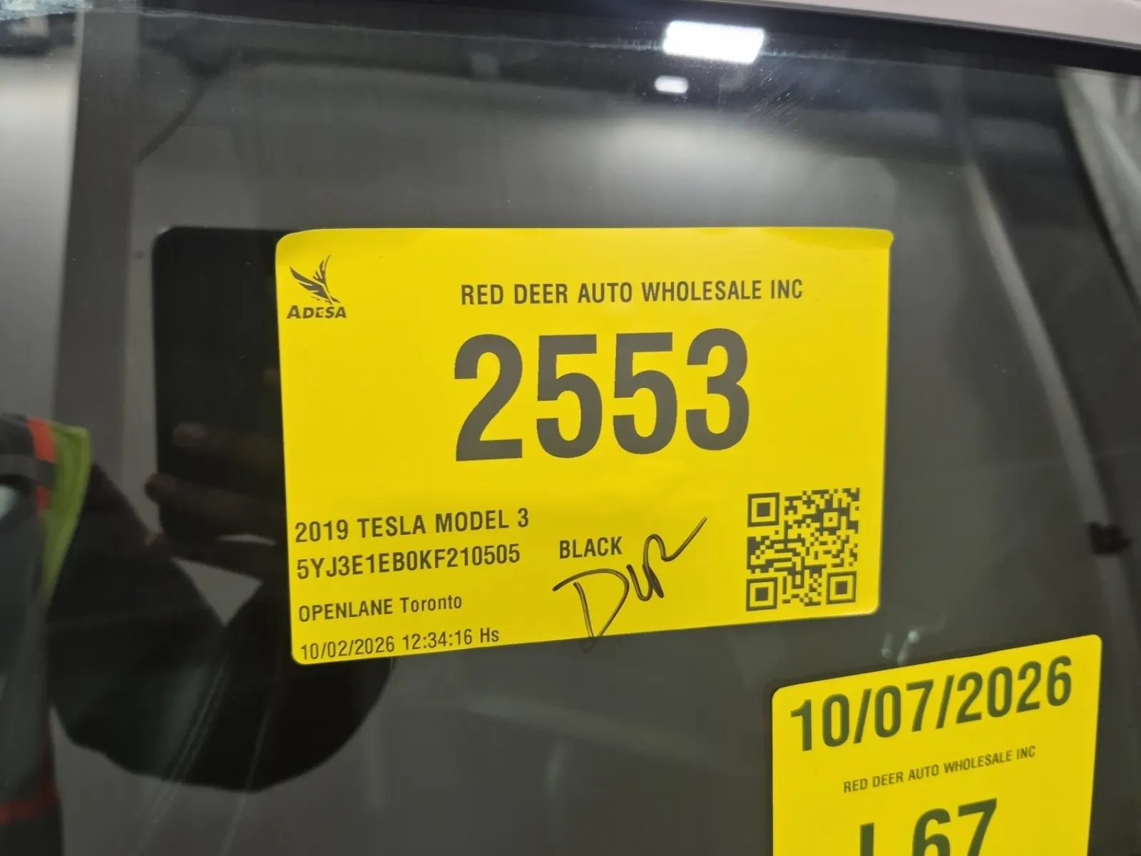 Inventory Label Photo