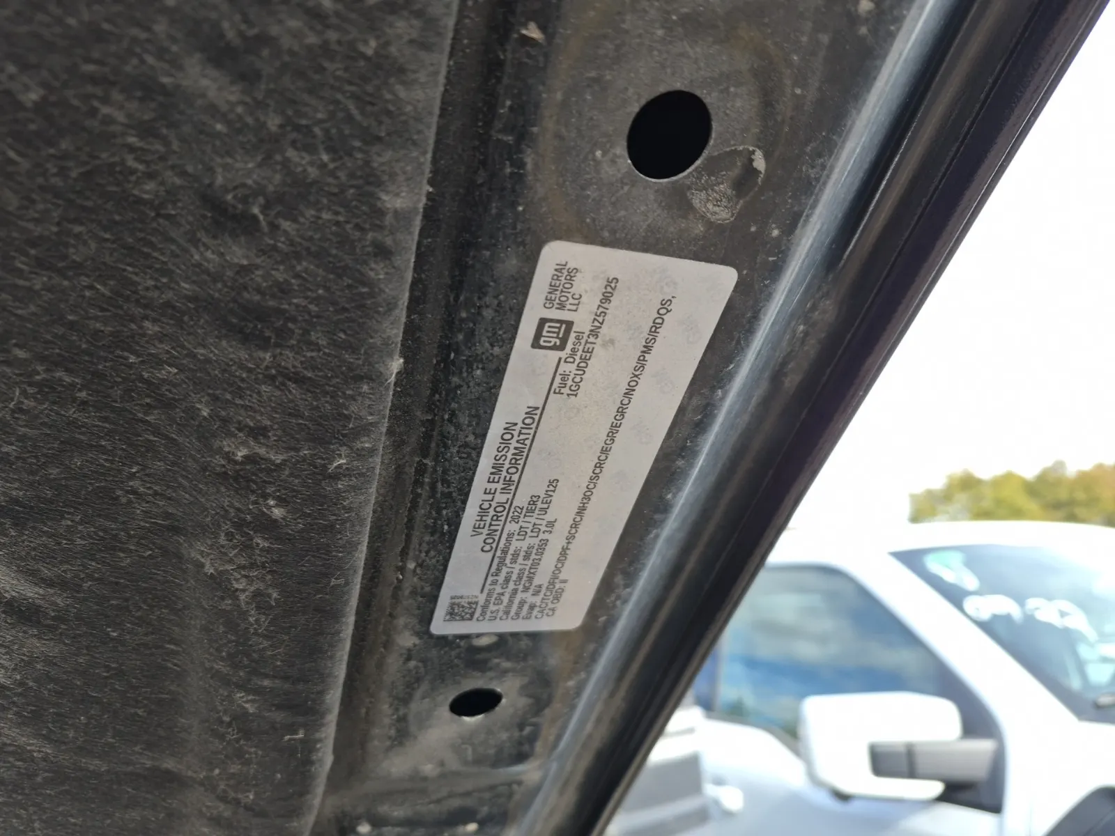 Emission Sticker Photo
