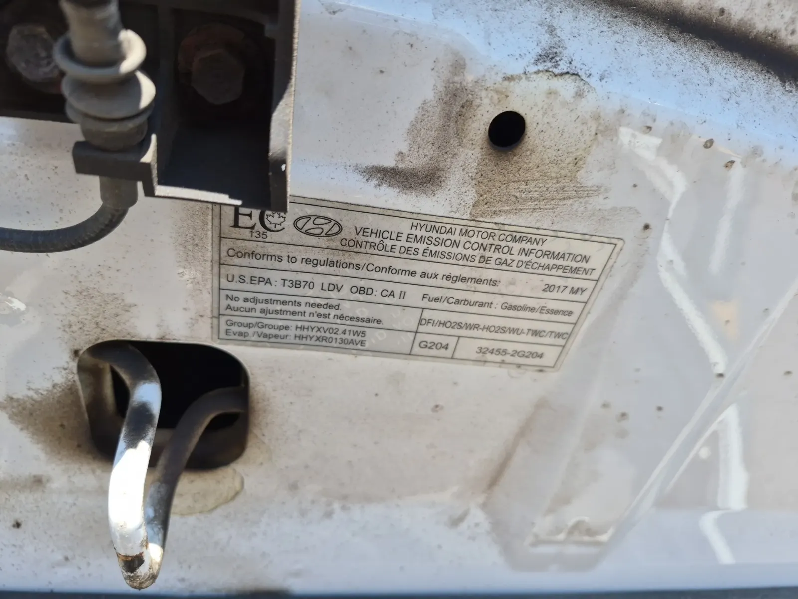 Emission Sticker Photo