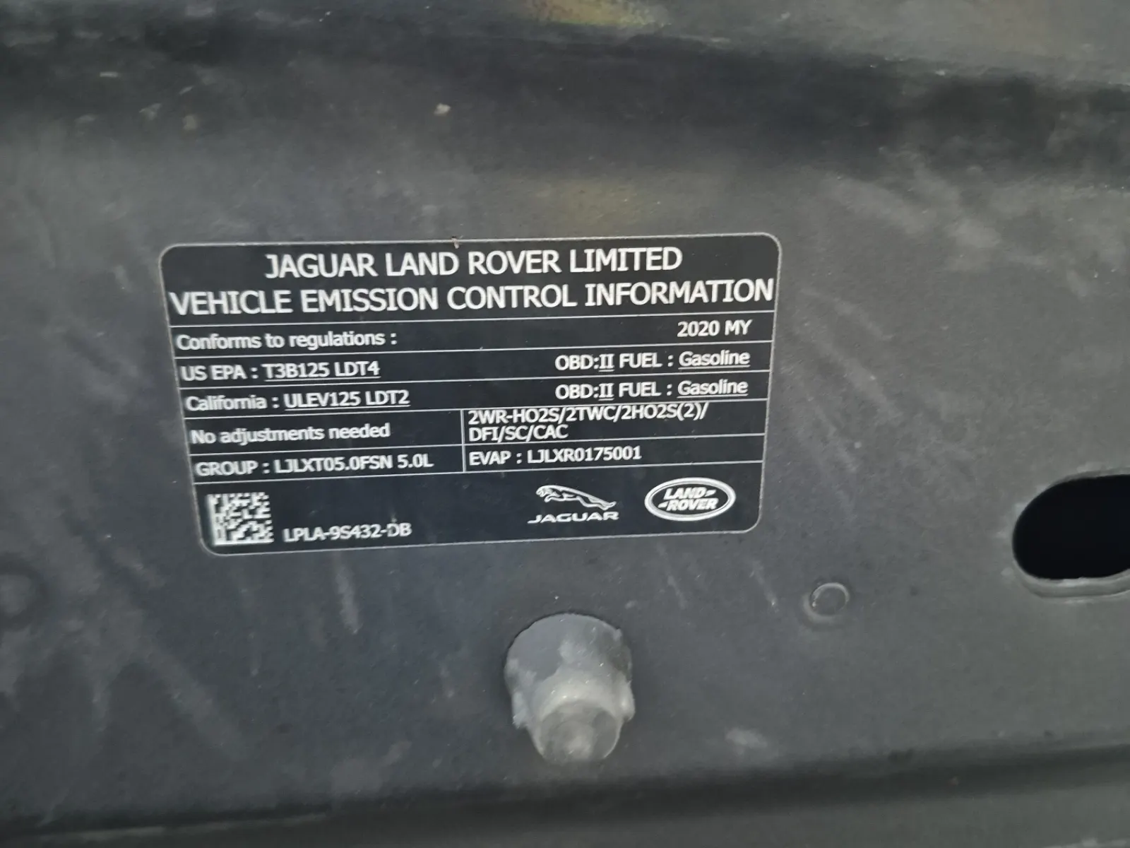 Emission Sticker Photo