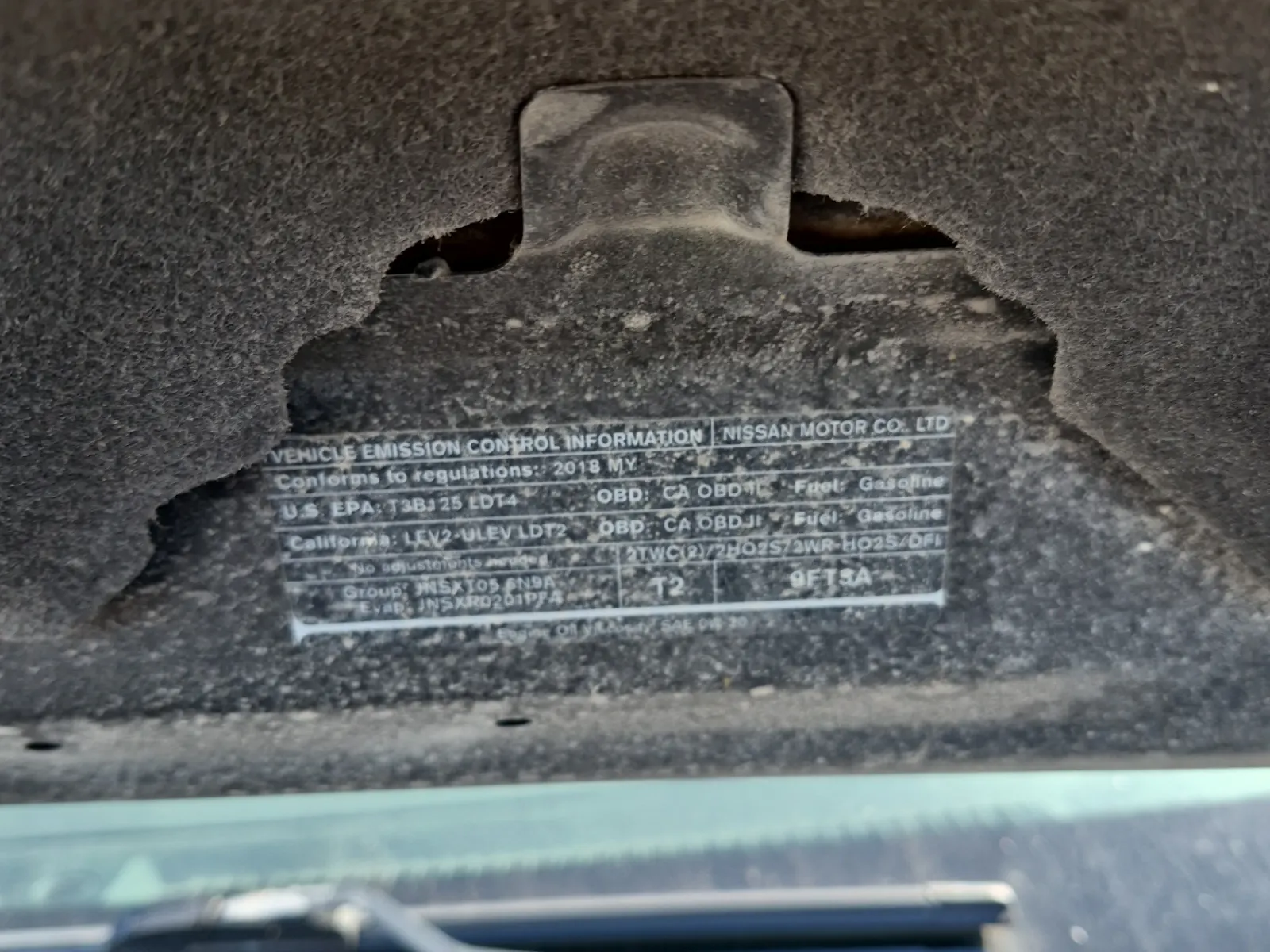 Emission Sticker Photo