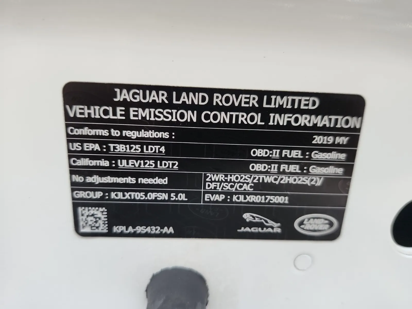 Emission Sticker Photo