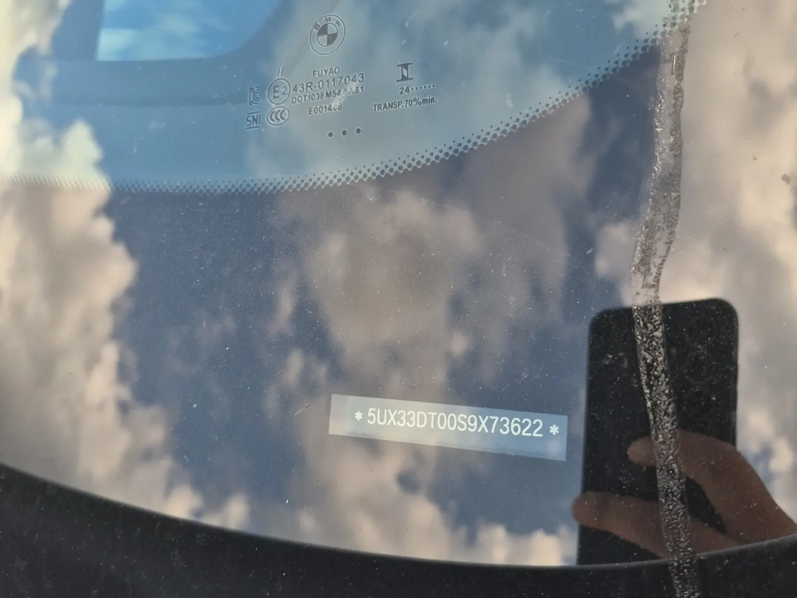 Dash VIN Plate Photo