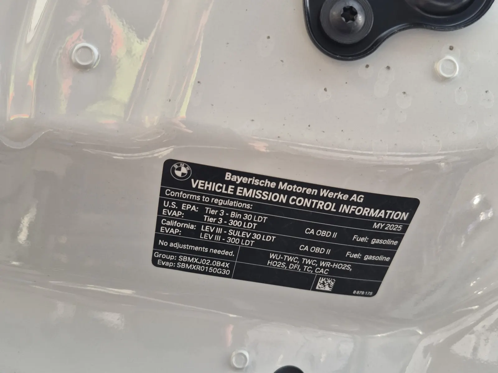Emission Sticker Photo