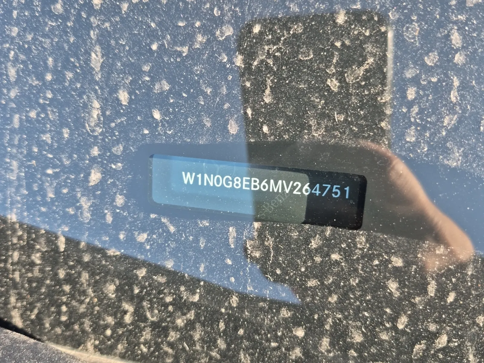 Dash VIN Plate Photo
