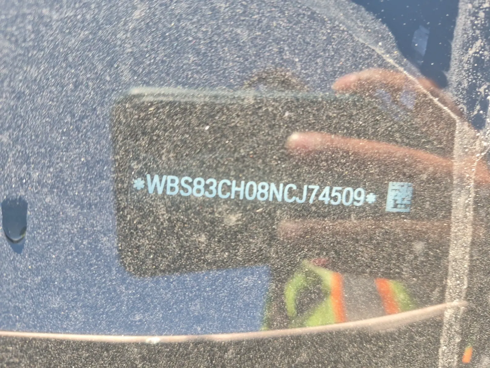 Dash VIN Plate Photo