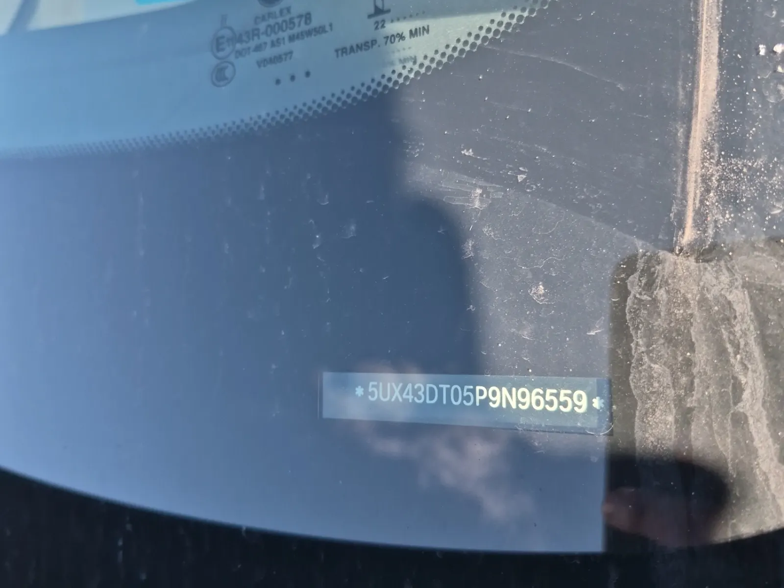 Dash VIN Plate Photo