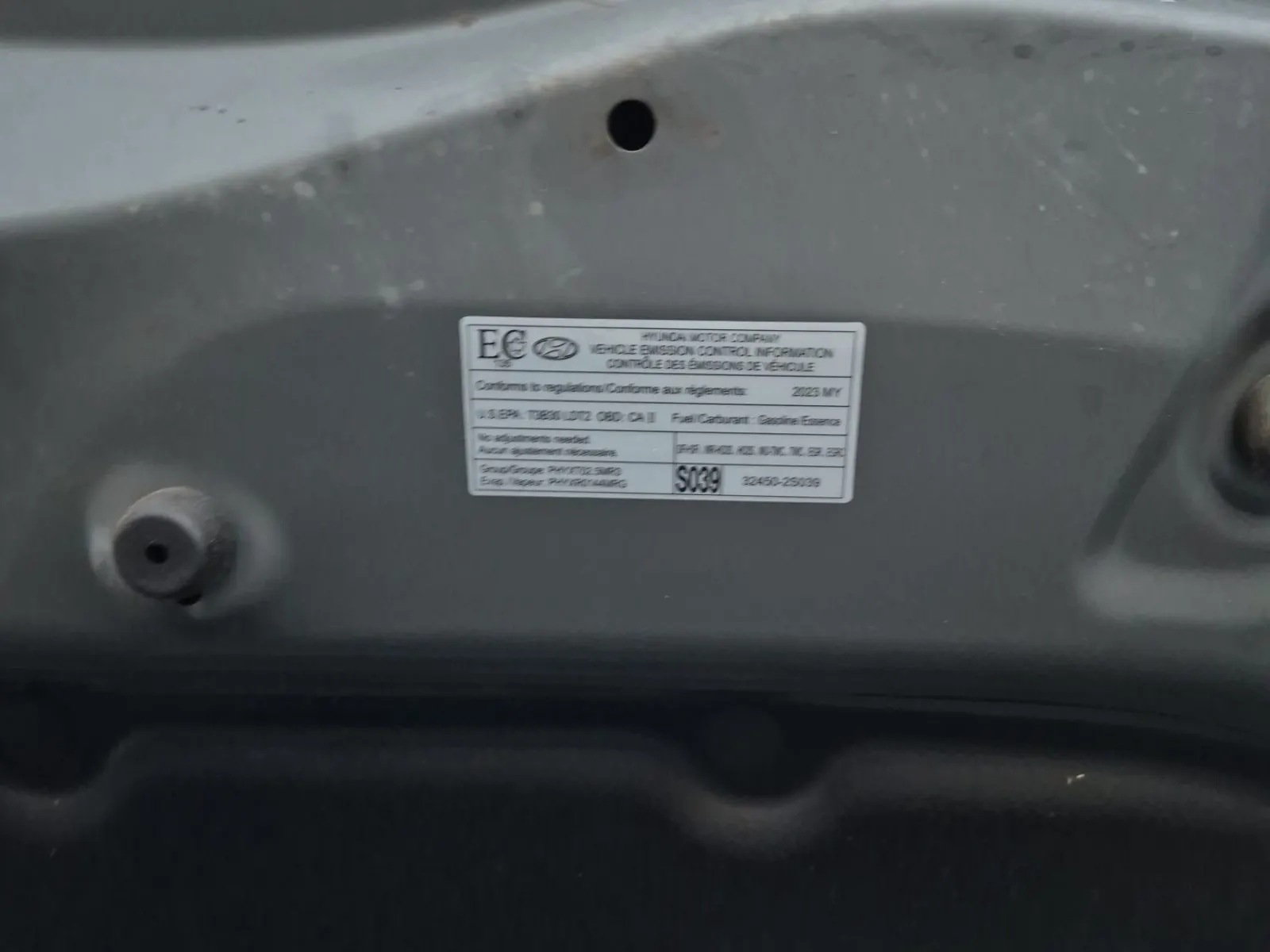 Emission Sticker Photo