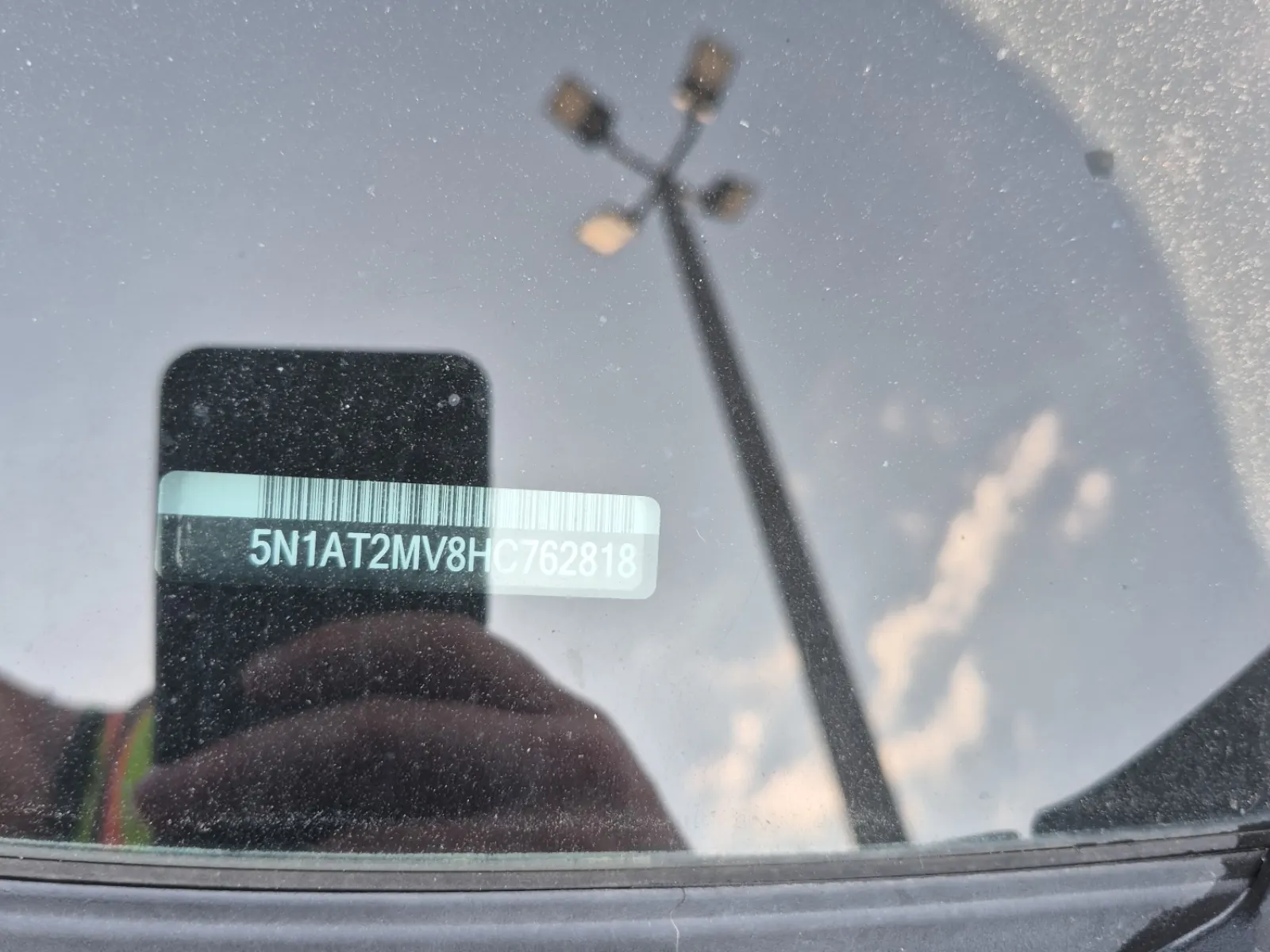 Dash VIN Plate Photo