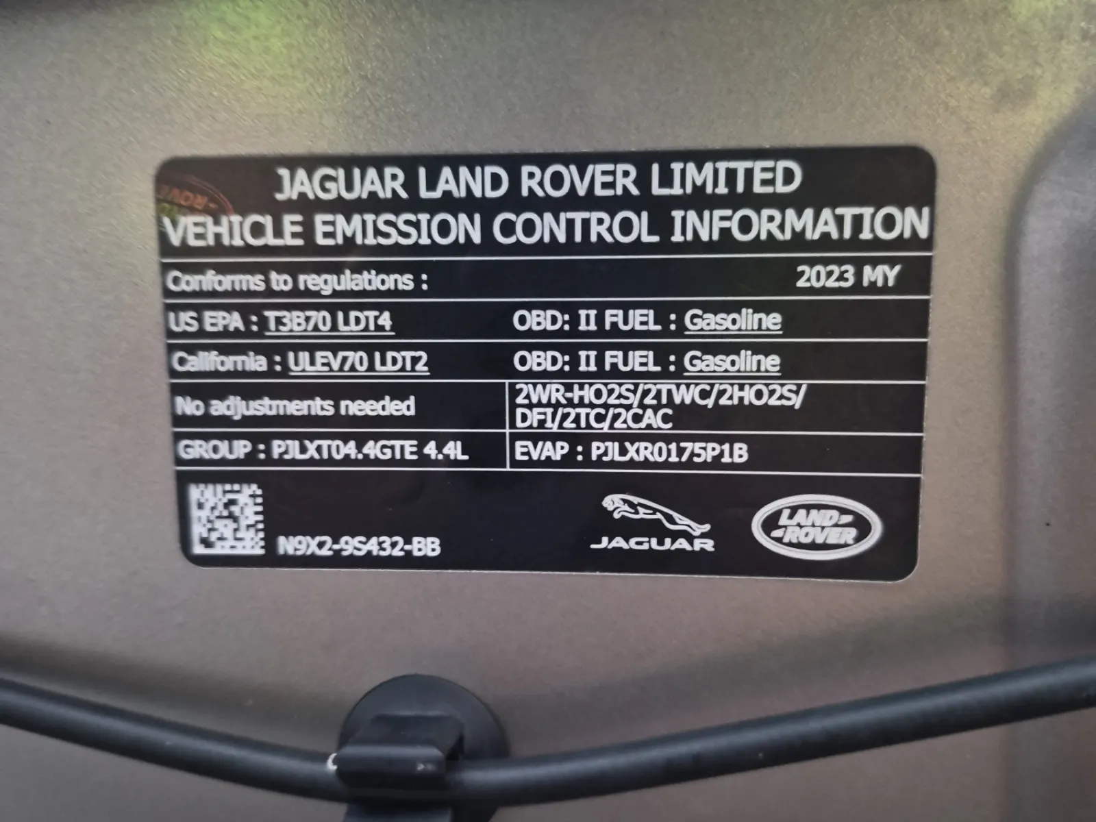 Emission Sticker Photo