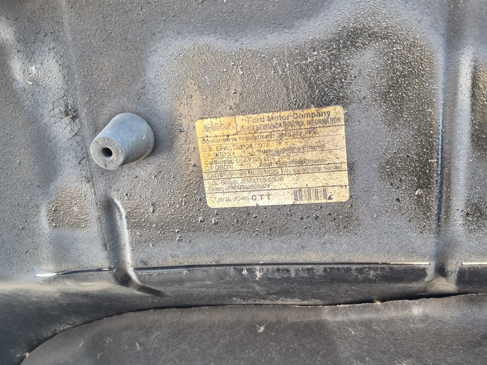 Emission Sticker Photo