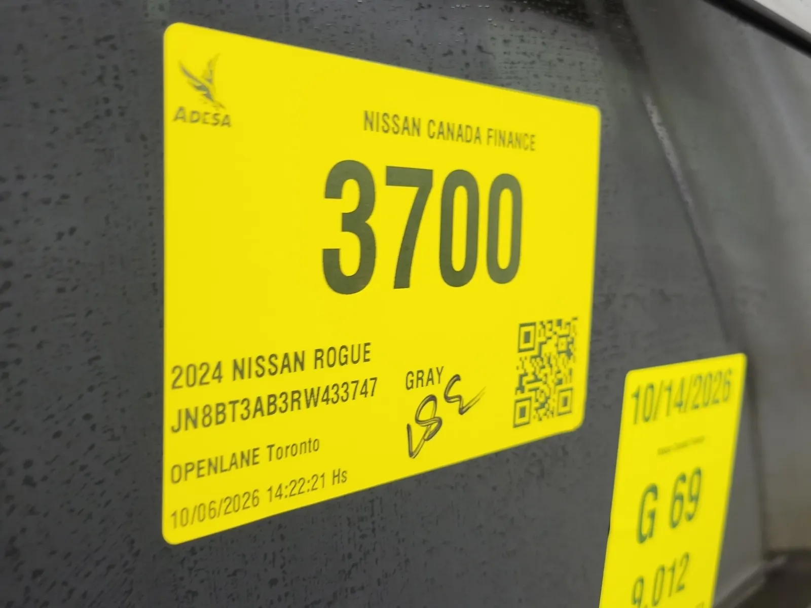 Inventory Label Photo