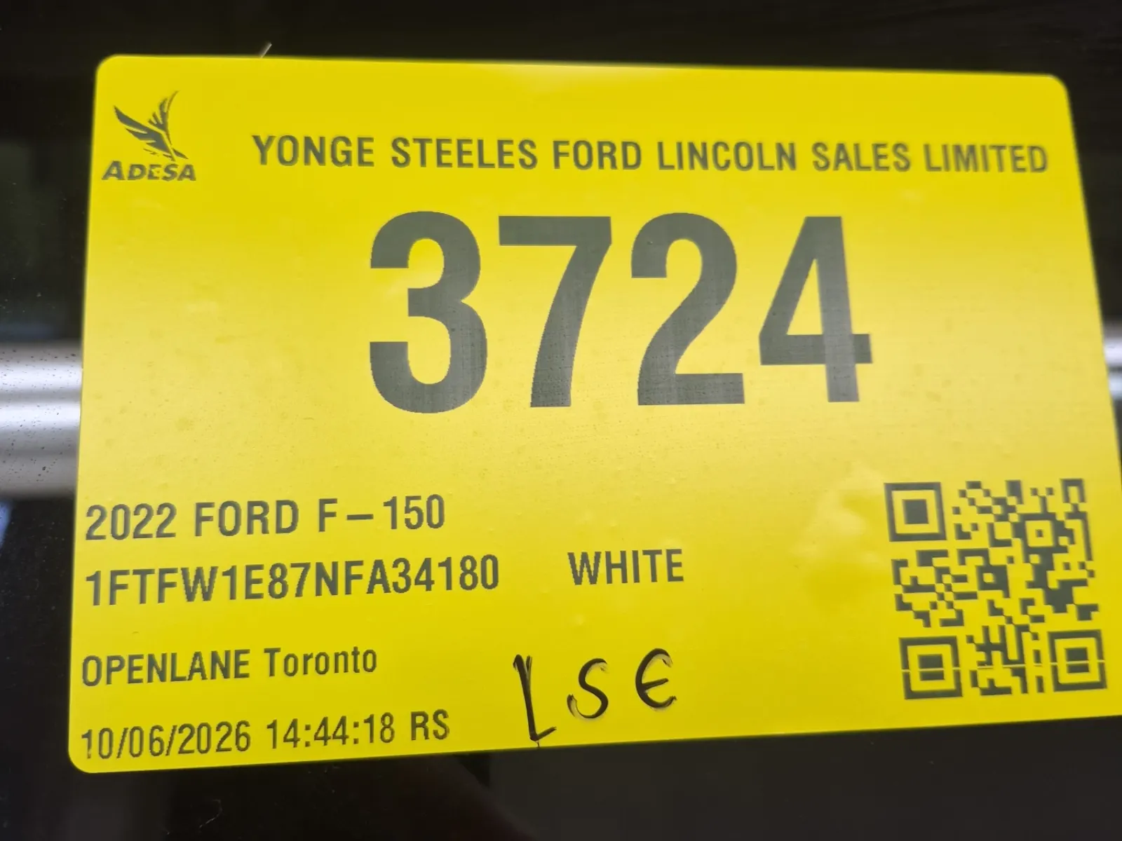 Inventory Label Photo