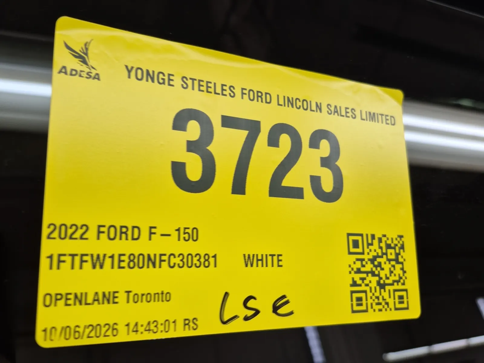 Inventory Label Photo