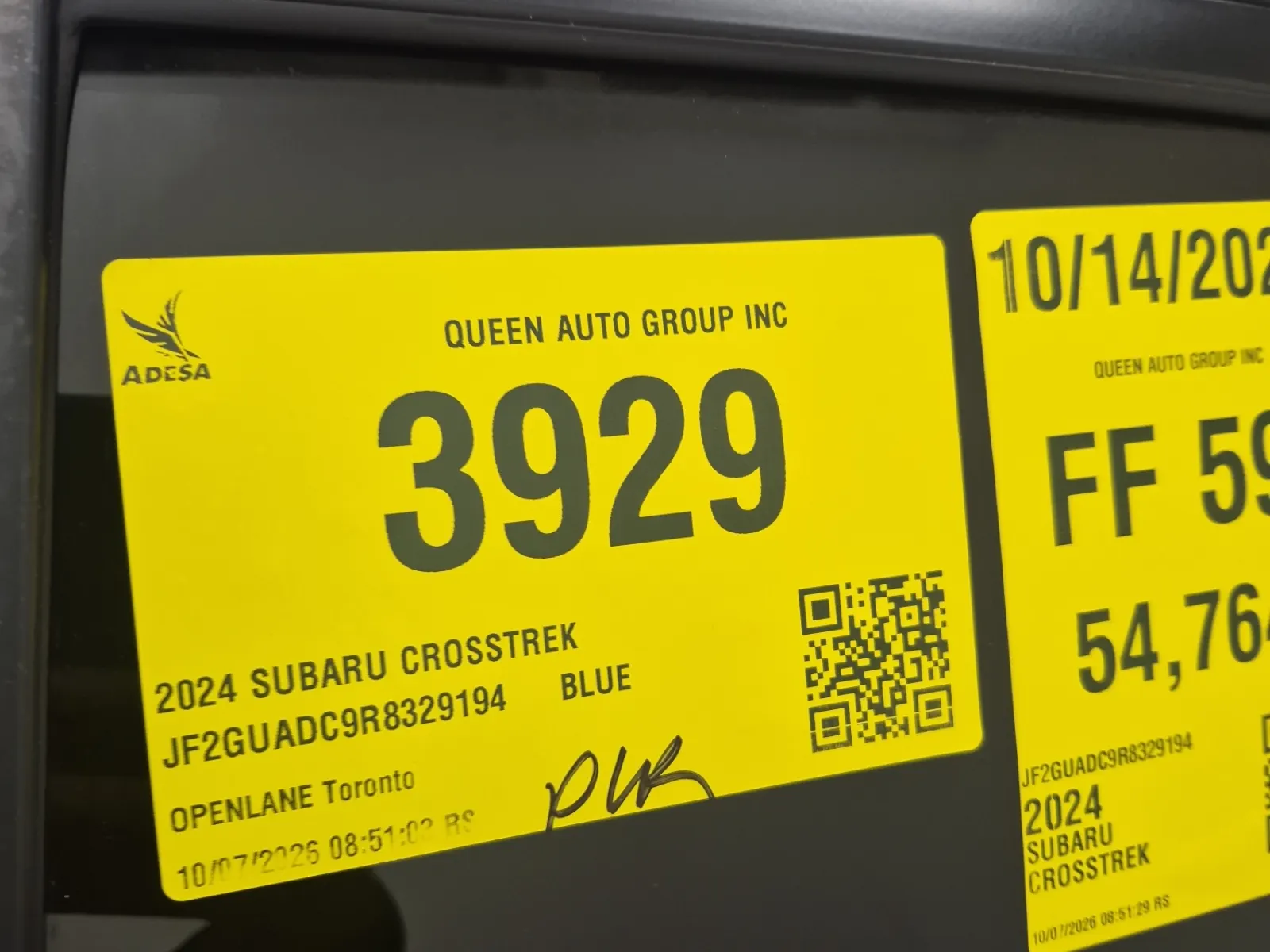 Inventory Label Photo