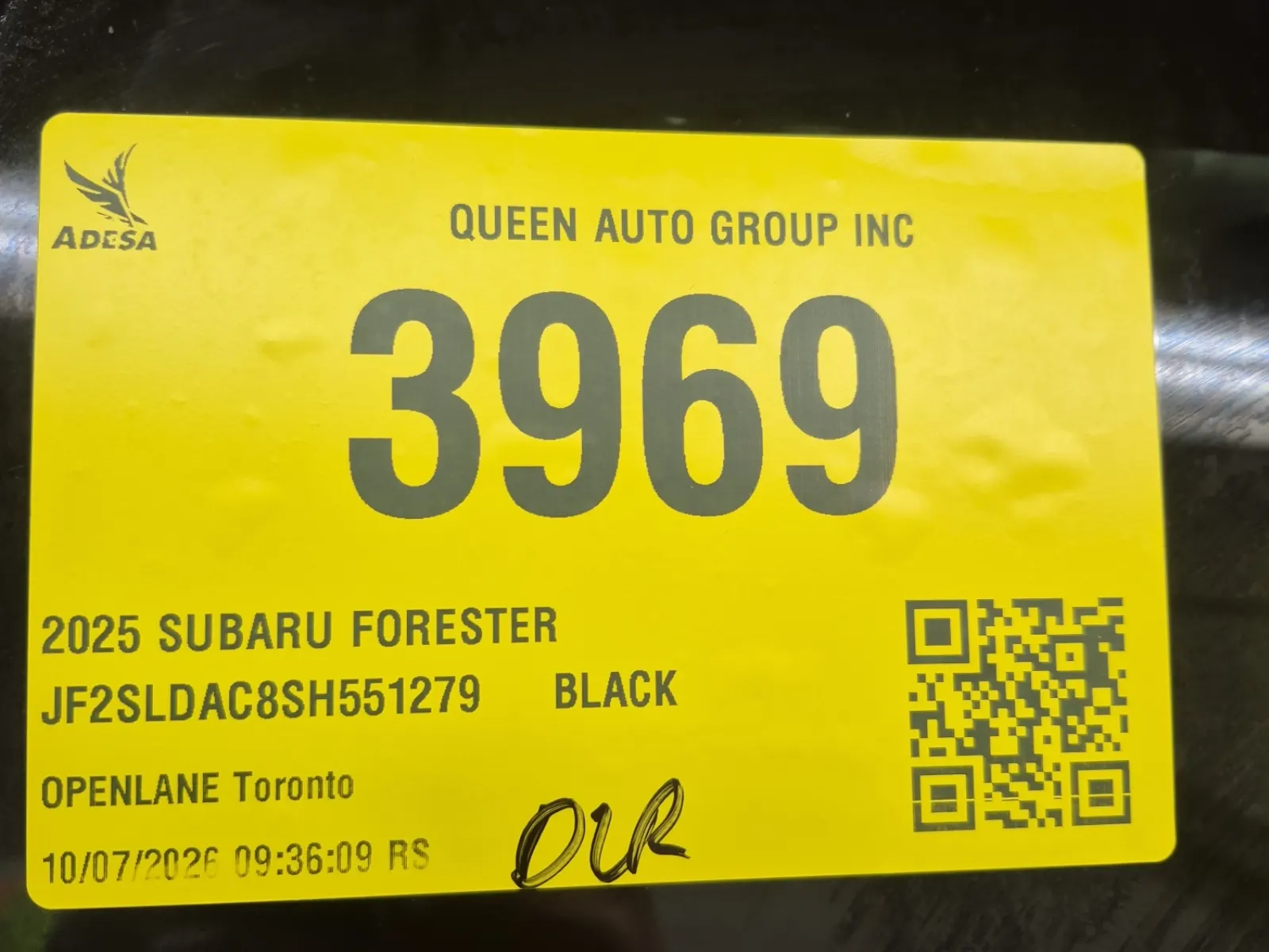 Inventory Label Photo