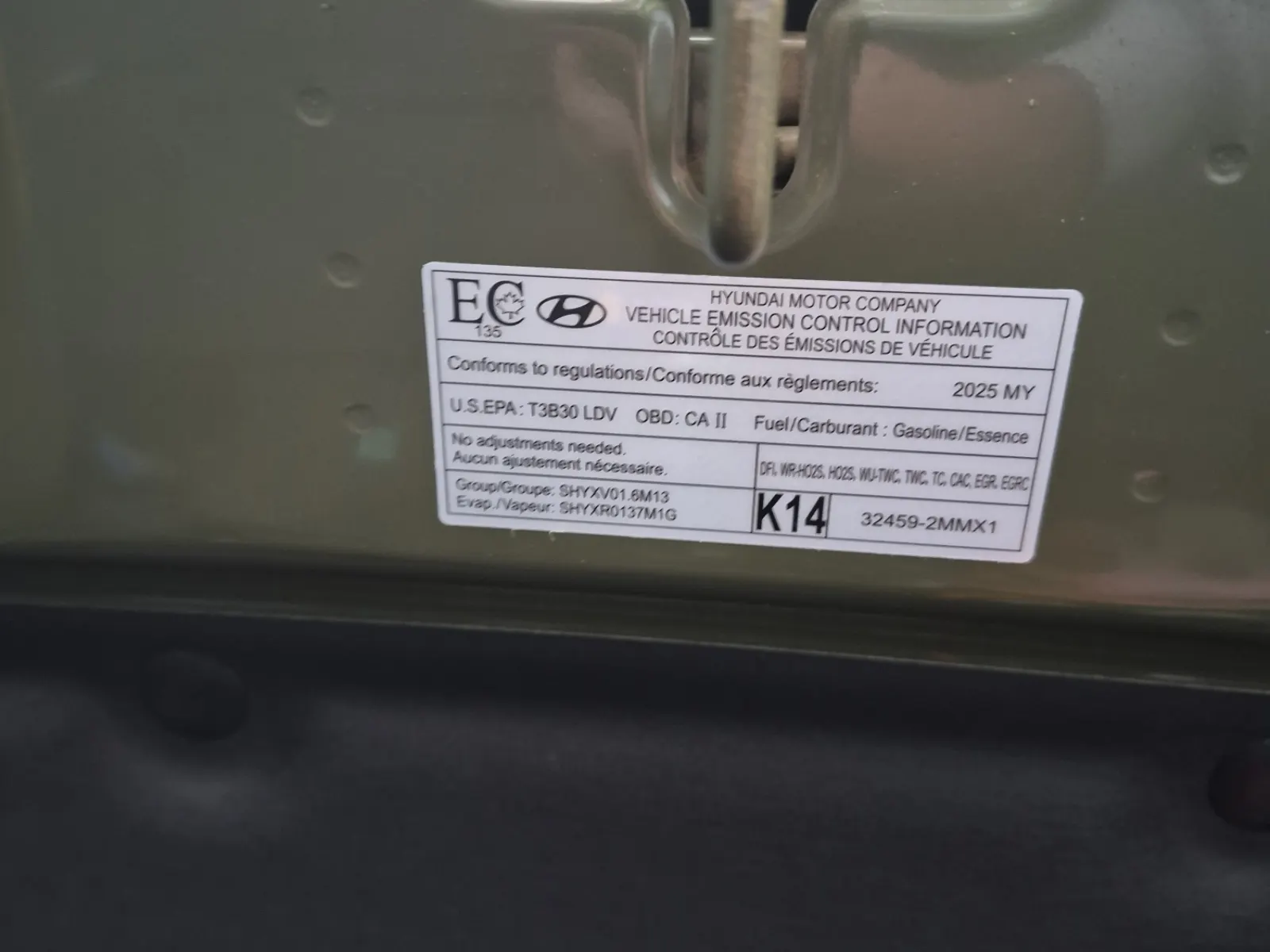 Emission Sticker Photo