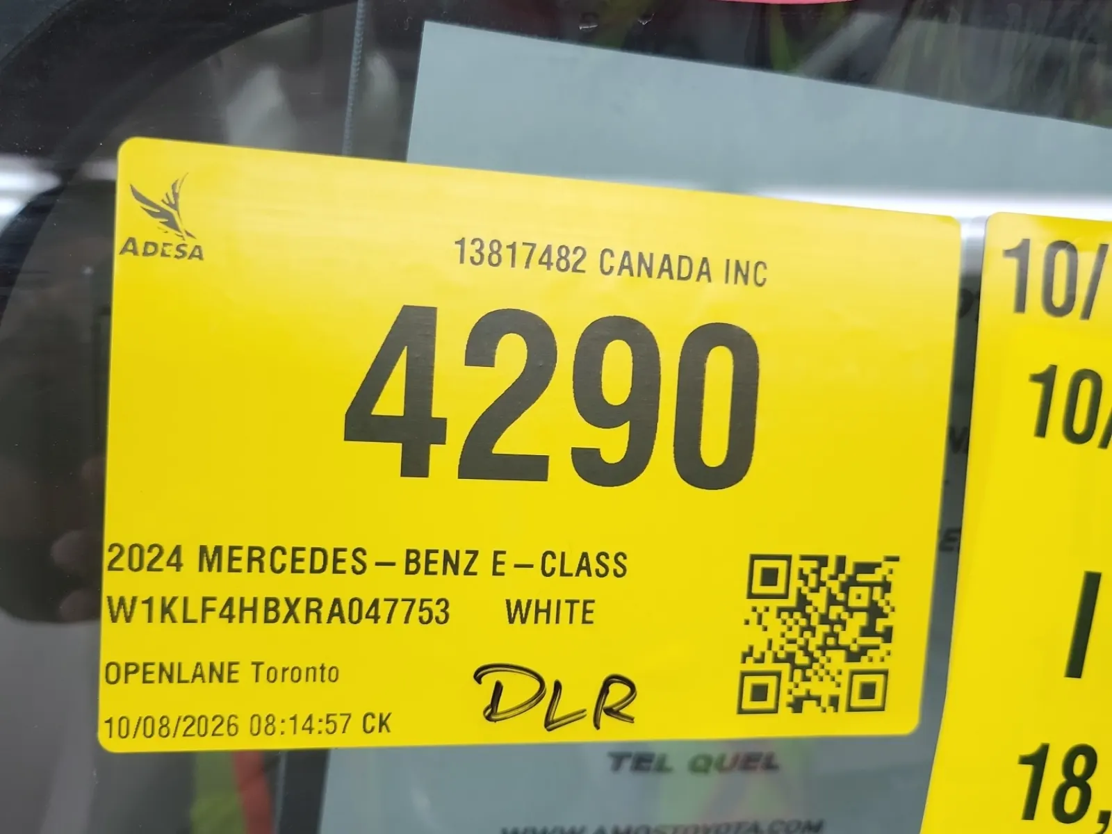 Inventory Label Photo