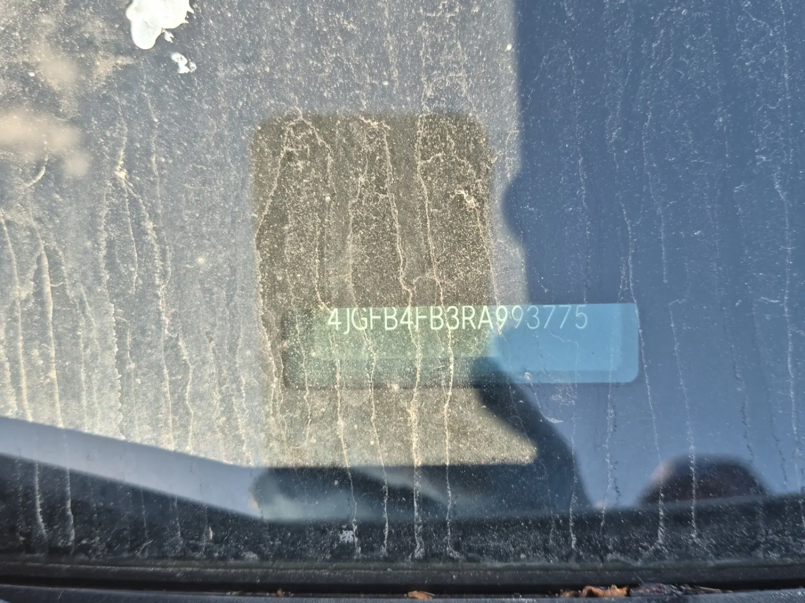 Dash VIN Plate Photo