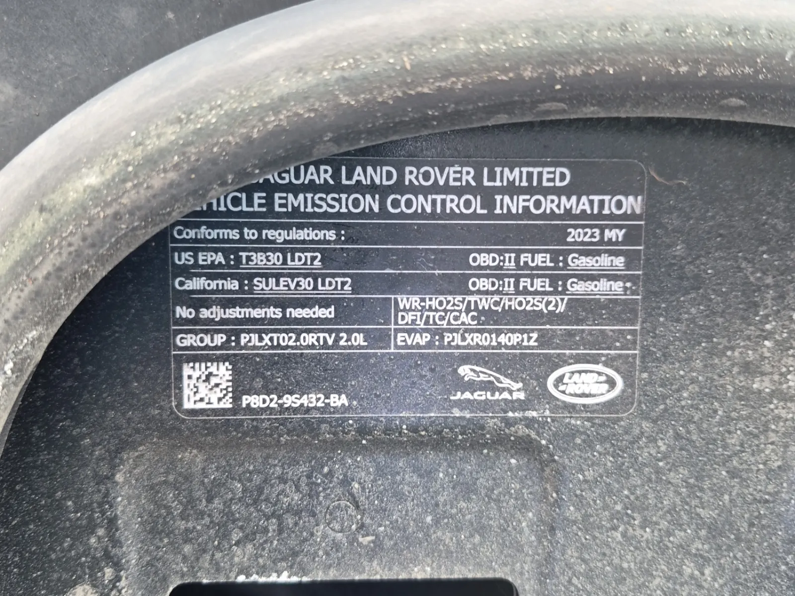 Emission Sticker Photo