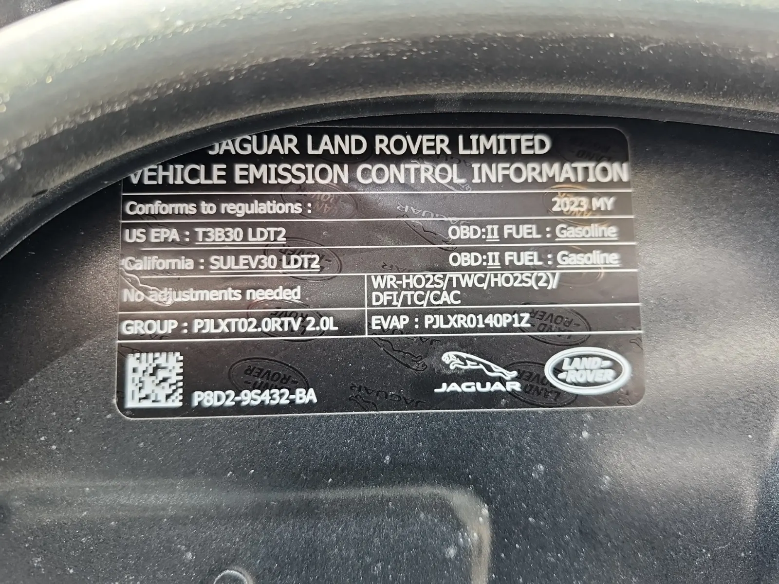 Emission Sticker Photo