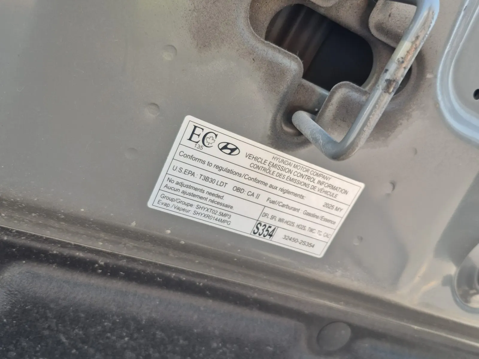 Emission Sticker Photo