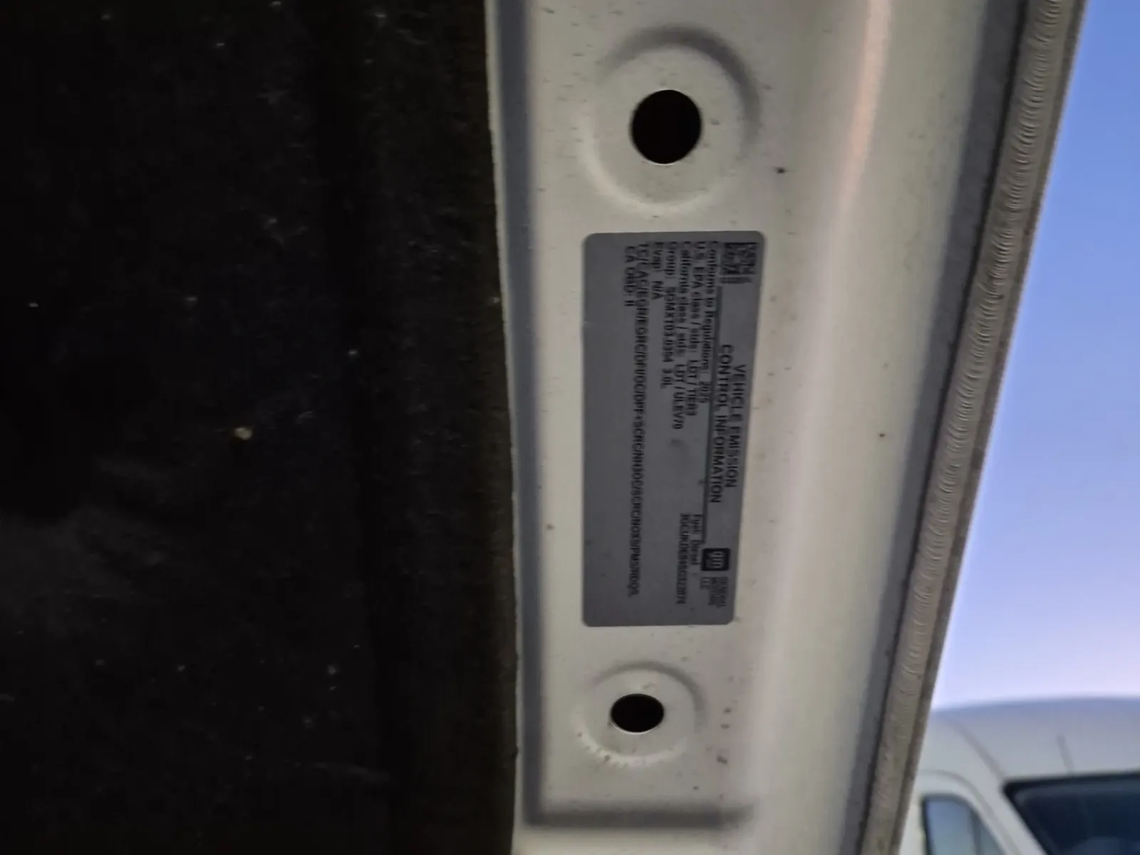 Emission Sticker Photo