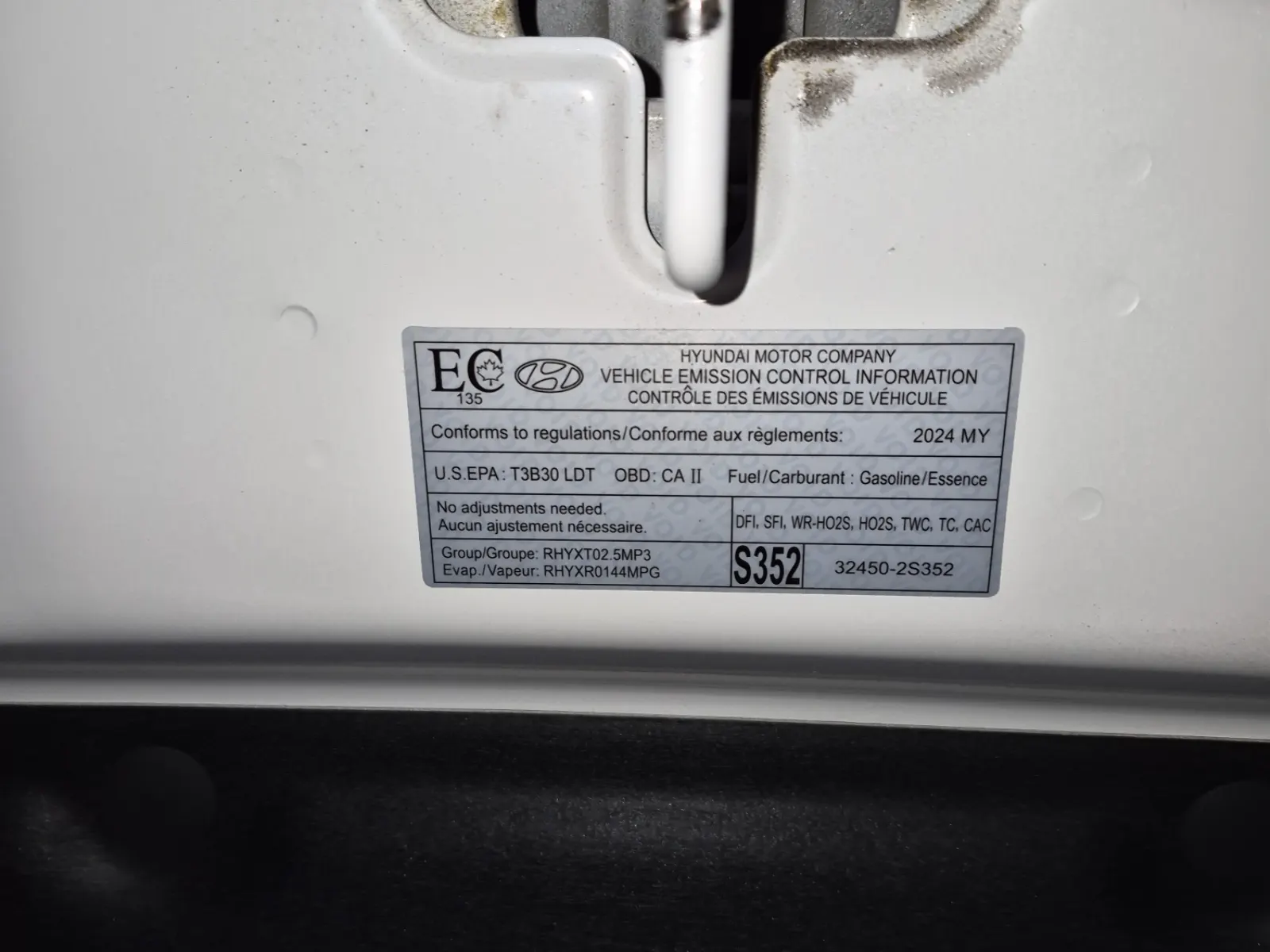 Emission Sticker Photo