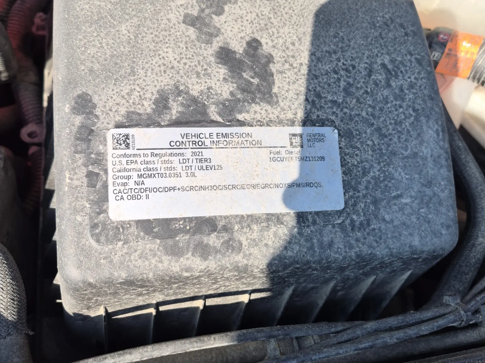 Emission Sticker Photo