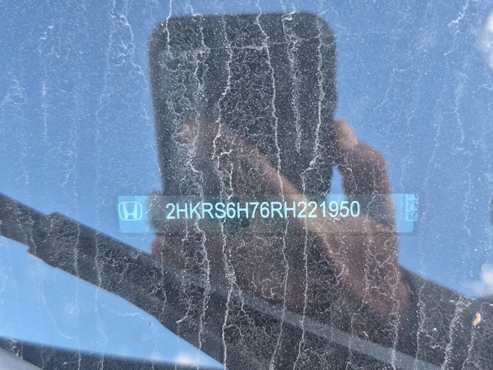 Dash VIN Plate Photo
