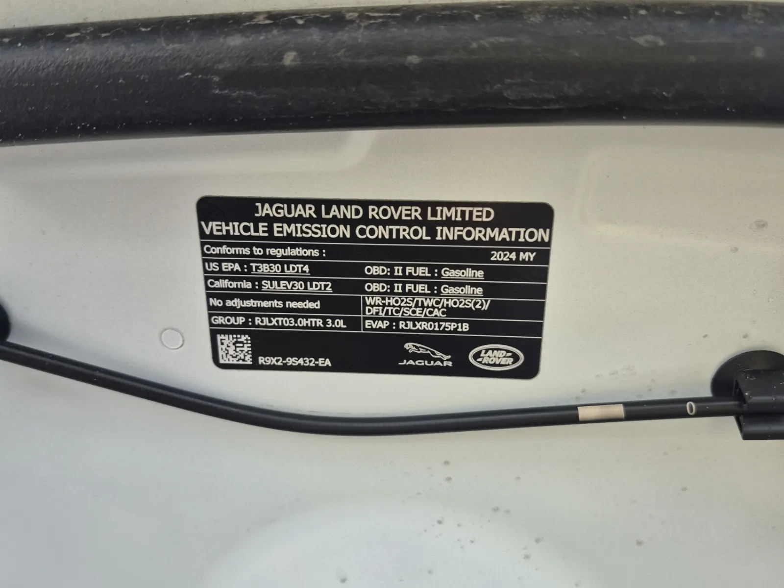 Emission Sticker Photo