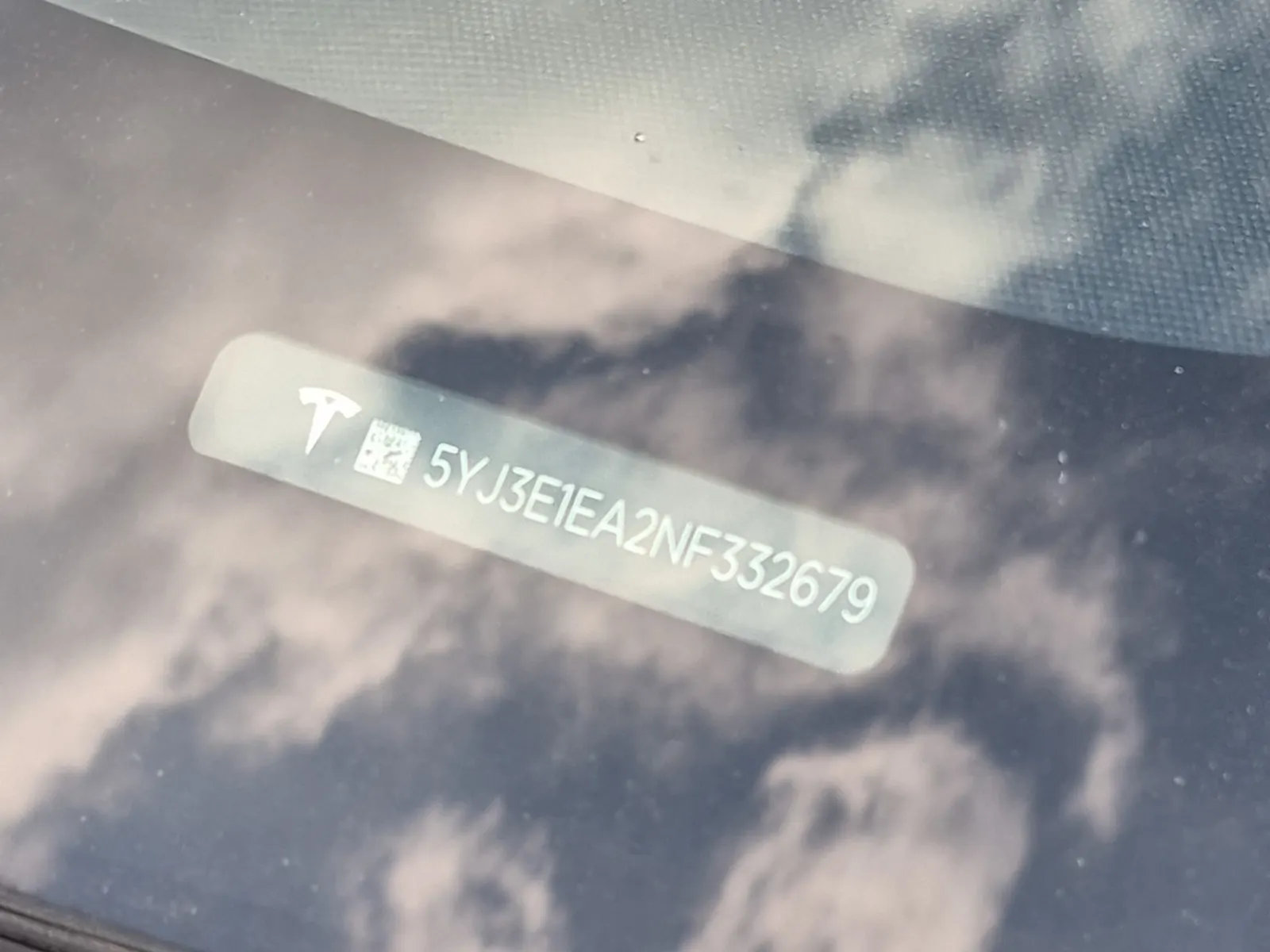 Dash VIN Plate Photo