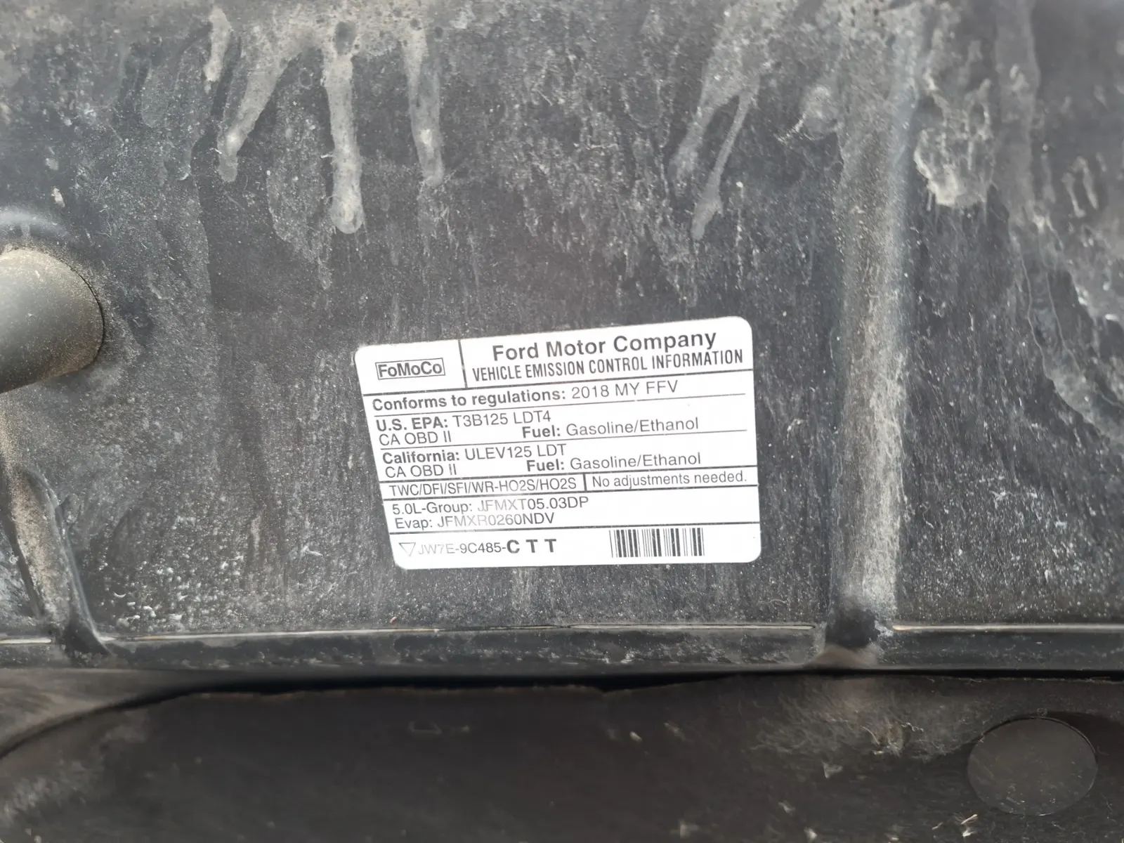 Emission Sticker Photo