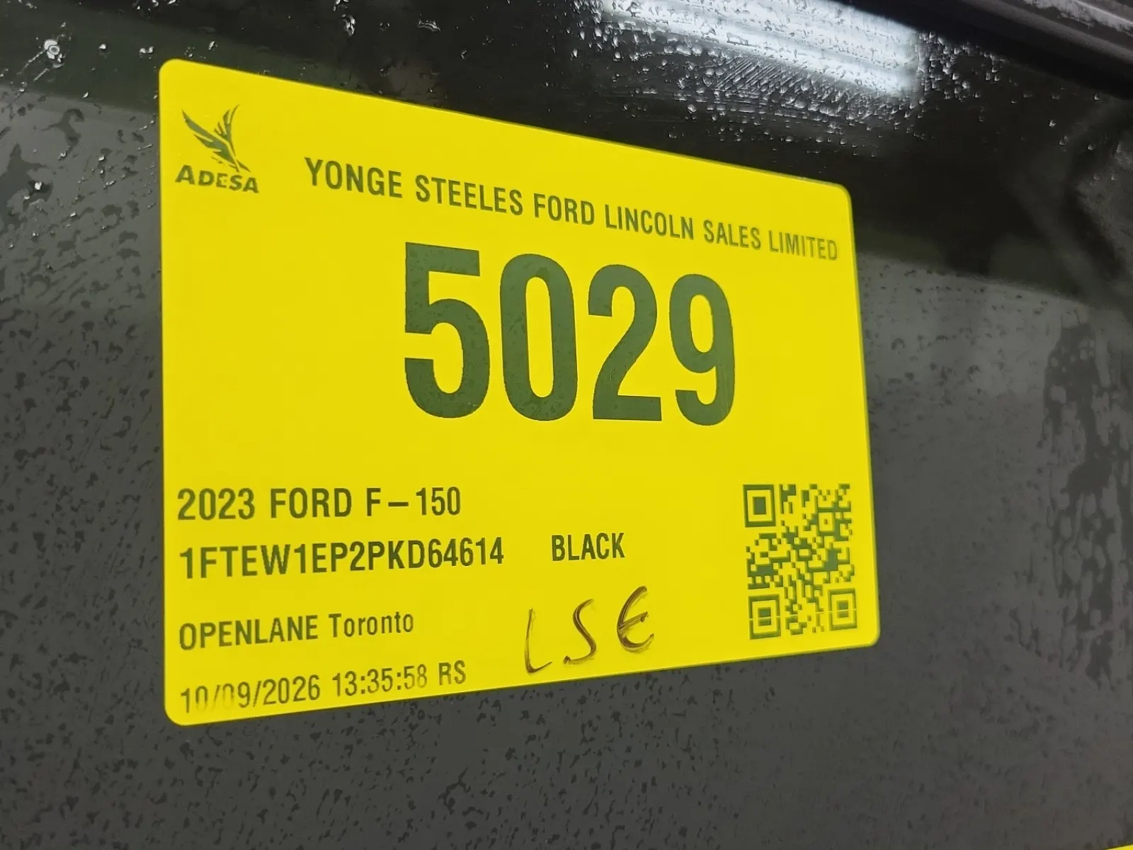 Inventory Label Photo