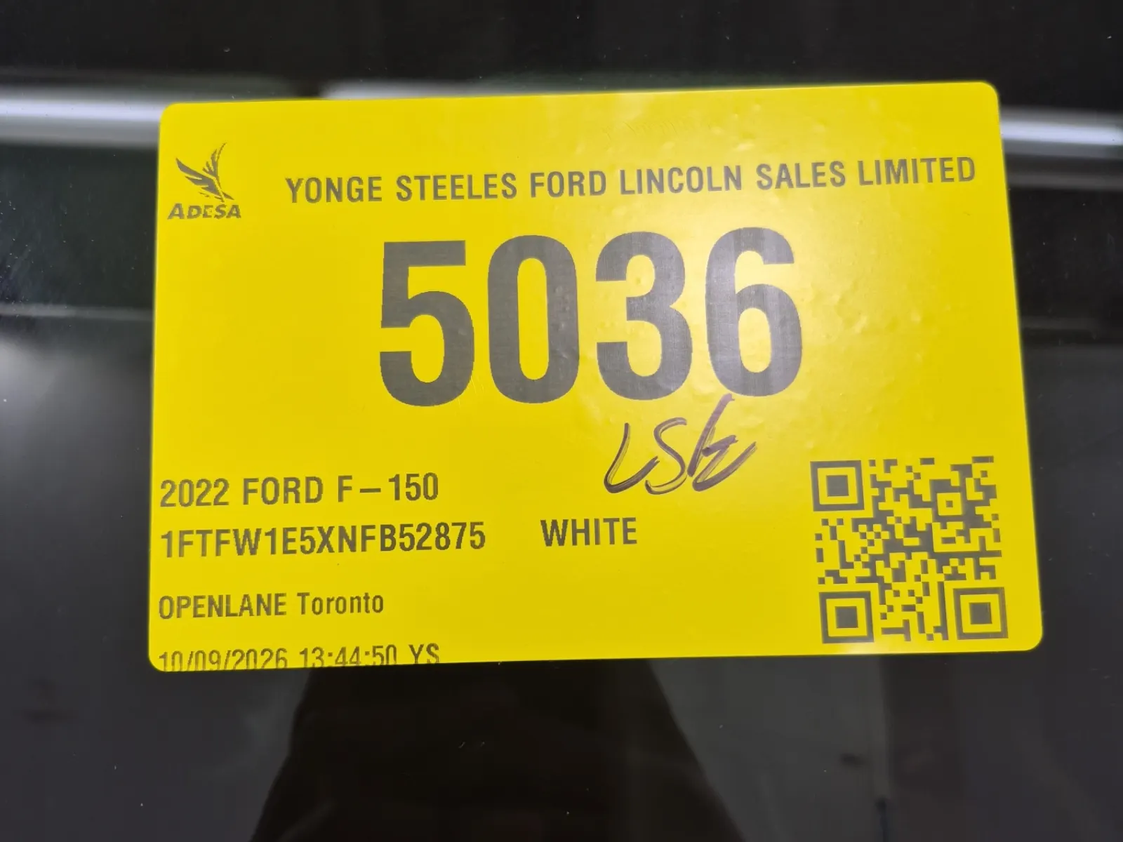 Inventory Label Photo