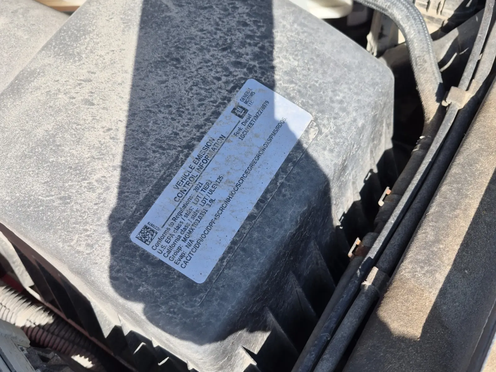 Emission Sticker Photo