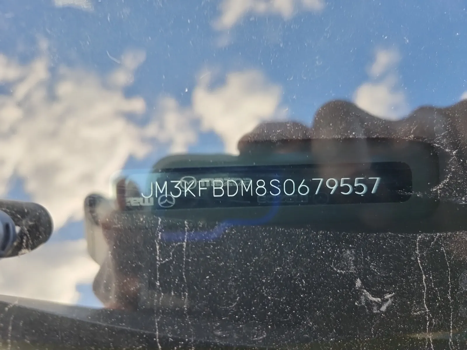 Dash VIN Plate Photo