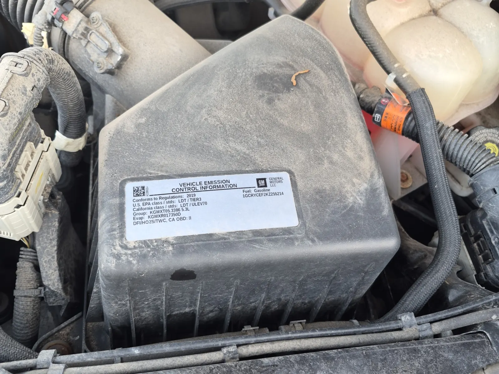 Emission Sticker Photo