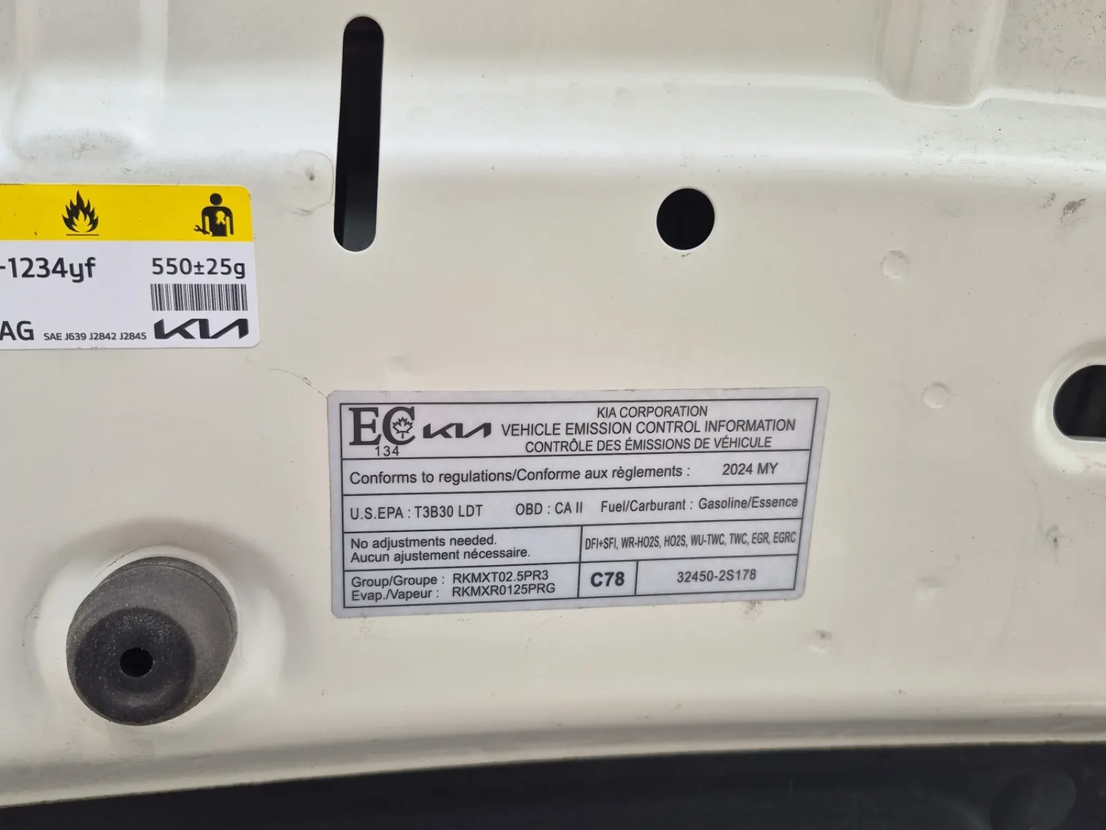 Emission Sticker Photo