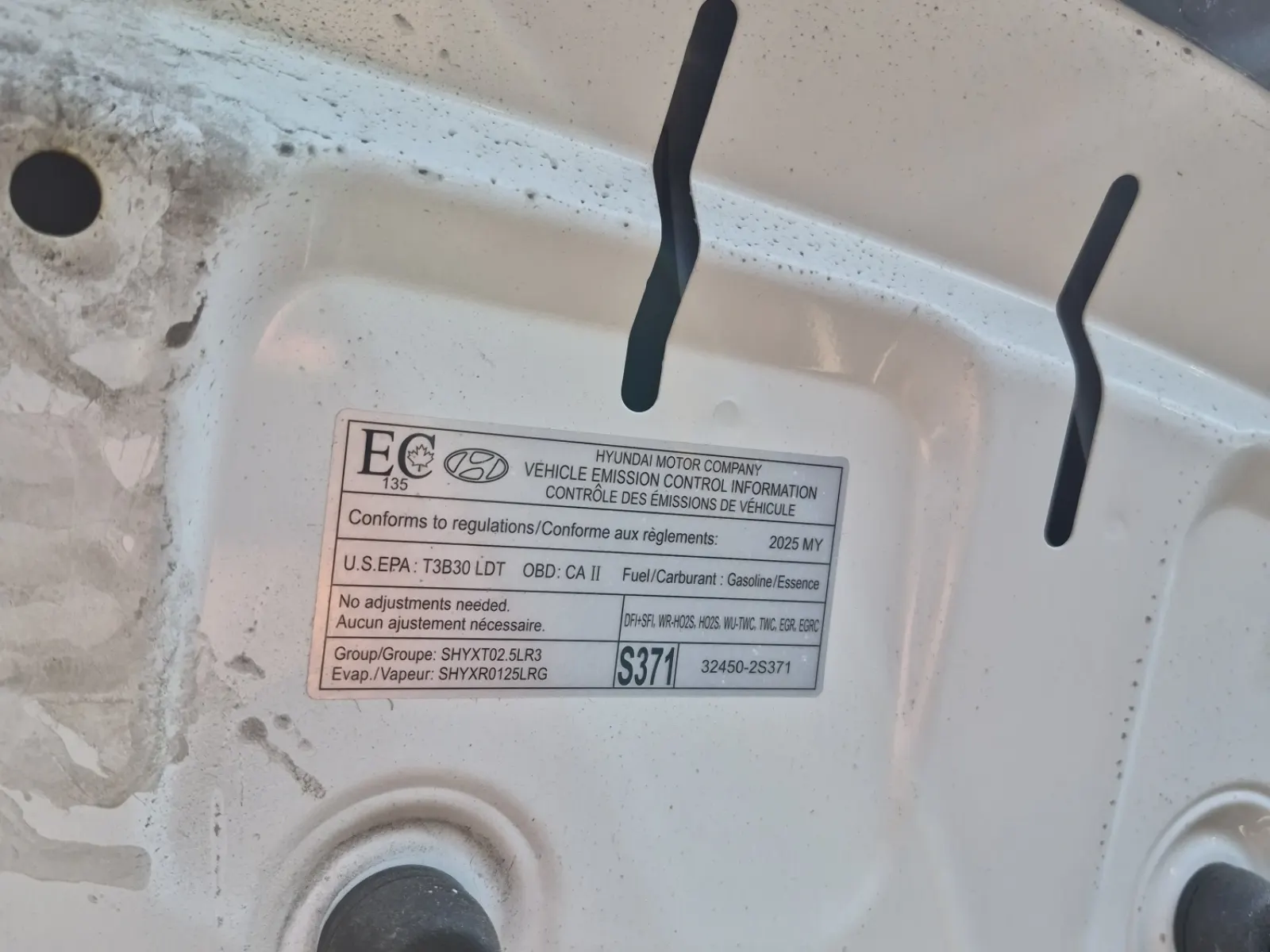 Emission Sticker Photo