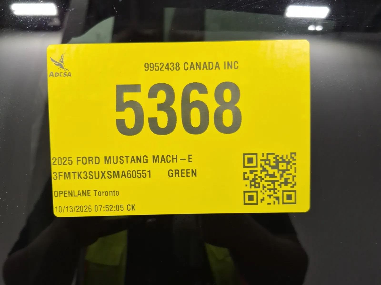 Inventory Label Photo